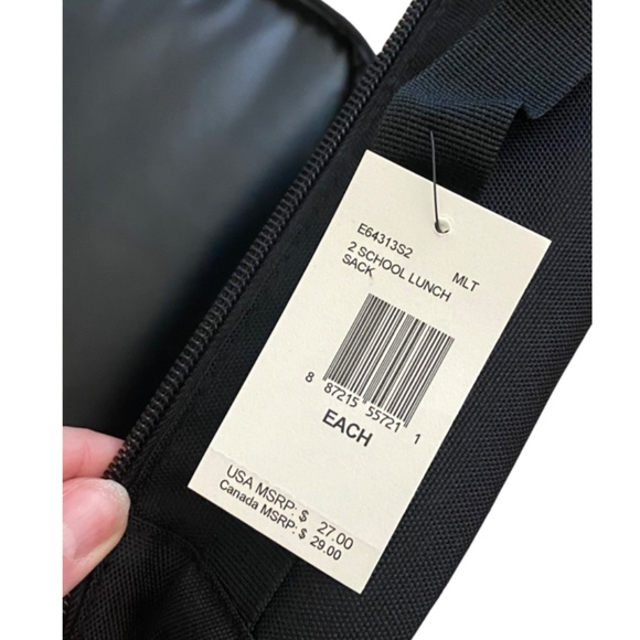 NWT VOLCOM 2 School Lunch Sack Box Bag - Picture 4 of 4